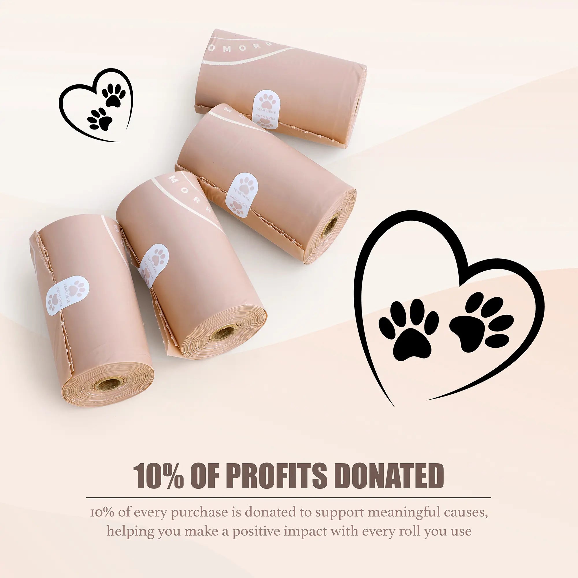 Plant-Based Poop Bags with Handles – 120 Lavender Scented Extra-Long Pet Waste Bags.